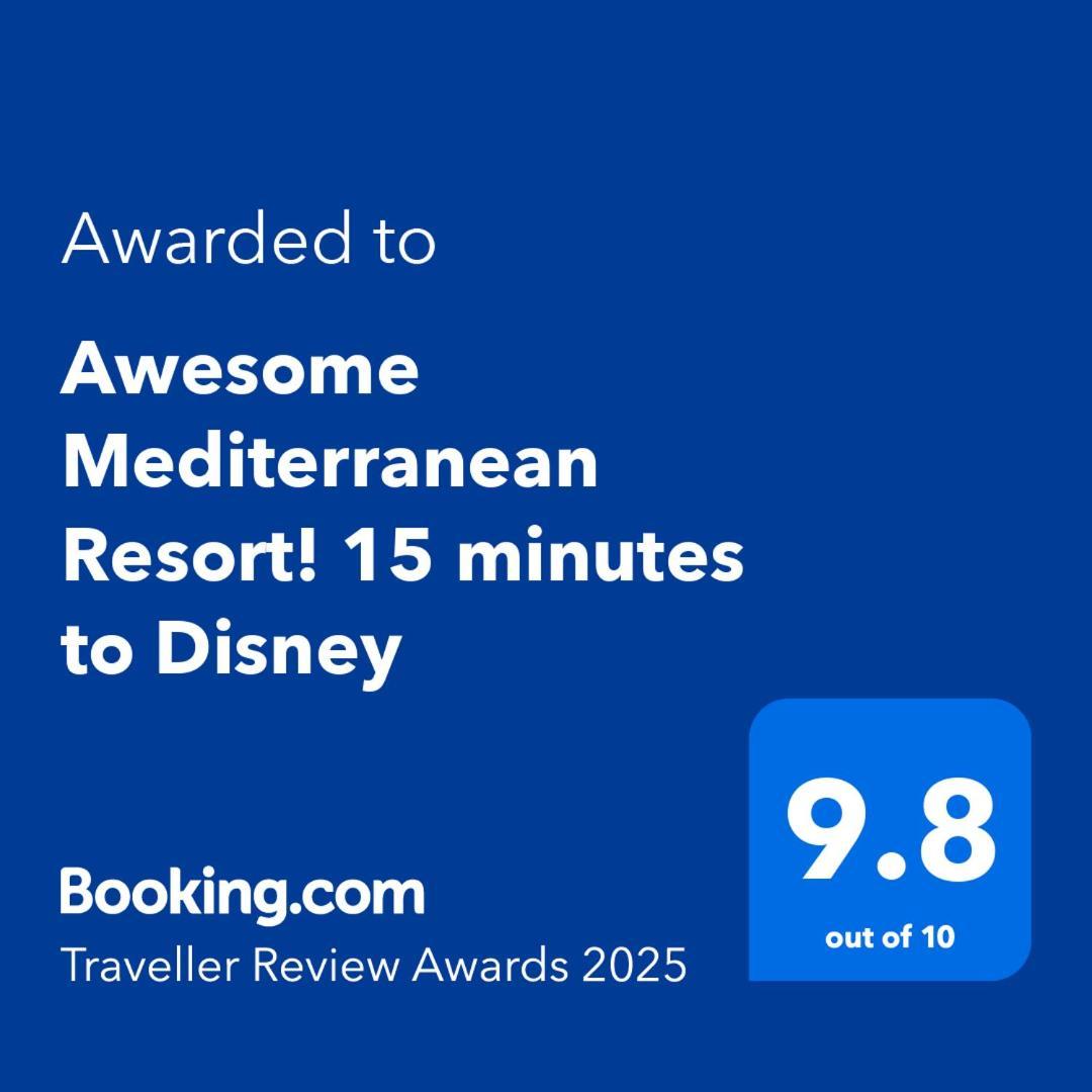 Awesome Mediterranean Resort! 15 Minutes To Disney كيسيمي المظهر الخارجي الصورة